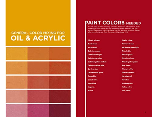 1,500 Color Mixing Recipes for Oil, Acrylic & Watercolor: Achieve Precise Color When Painting Landsc