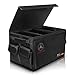 Produktbild AUTOPRE MODIFY Kofferraum Organizer Auto, Kofferraumtaschen mit Klett & Seitentaschen, Tragbar Multi Fächer Auto Organizer Aufbewahrungstasche für Auto, Wasserdicht - Schwarz