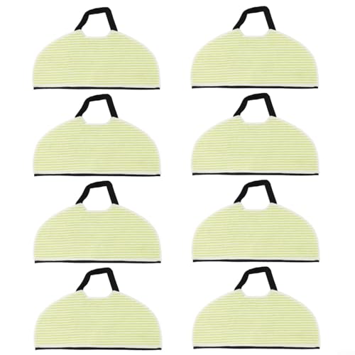 GLFLOW Mikrofaser-Wischpads Ersatz für Shark RV2610WA AV2610WA RV2620WD Roboter-Staubsauger, waschbar, wiederverwendbar, Reinigungszubehör (8 Stück) – Bild 5