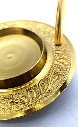 Brûleur d'encens en laiton diffuseur de résine réglable - 4