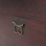 Mendler Holztruhe Holzbox Schatztruhe Valence Antikoptik 49x77x47cm ~ eckig - 3