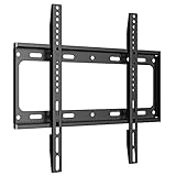 SJBRWN テレビ壁掛け金具 26～65 型 LED LCD液晶TV モニター 対応 32 38 39 40 43 48 49 50 52インチ薄型固定式 汎用金具 取付簡単VESA規格最大430×410mm 最大耐荷重50kg