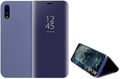 Custodia   Specchio Placcatura Vista Chiara Funzione Stand Flip Custodia per Samsung Galaxy 2018 Samsung Galaxy Star Pro Samsung Galaxy A9s  Viola 