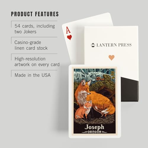 Naipes Poker Joseph Oregon Letterpress 52 Cartas miniatura 3