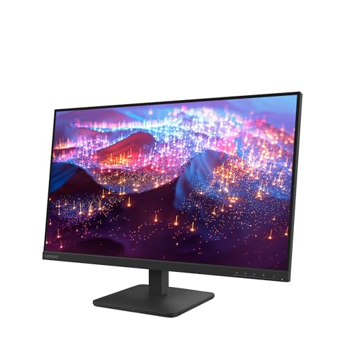 Lenovo L27-4e Monitor - 27" Flat IPS FullHD Display - 100Hz Refresh Rate - 4ms Response Time - HDMI 1.4 - VGA - Tilt Stand - Raven Black by Lenovo - Image 2