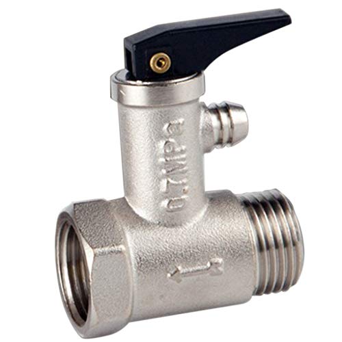 Homyl 1/2inch DN15 Válvula de Seguridad del Calentador de Agua Eléctrico, Repuestos...