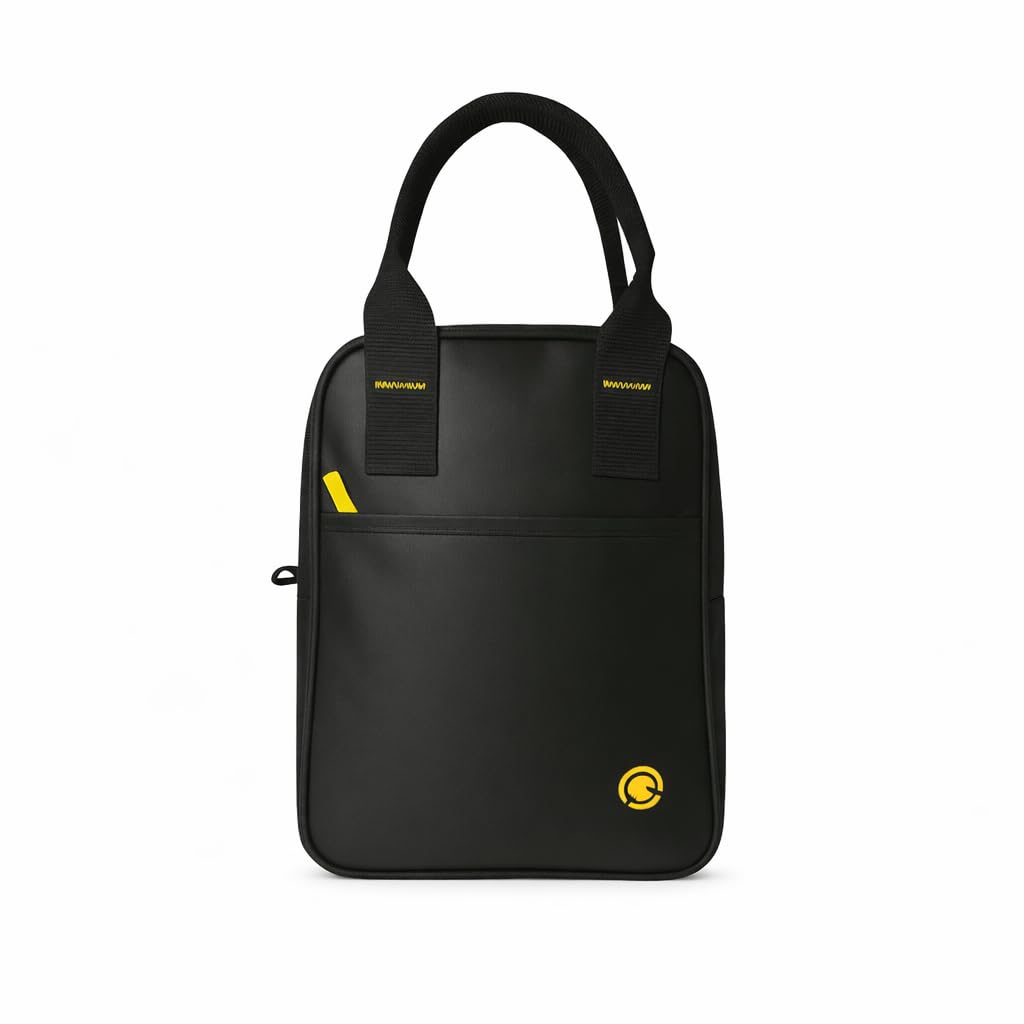Lunch Bag with 10L Capacity, Leak-Proof & Waterproof Lunch Tote with Comfort Handles, Reusable Lunch Bag for Office, School, Travel (Men & Women) (Black)-image-29