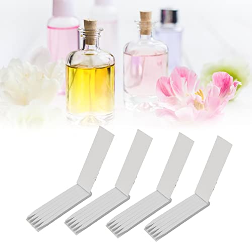 400pcs Perfume Test Strips, Fragrance Tester Strip, Essential Oils Test Paper, Disposable White Essential Oils Fragrance Tester Strip for Aromatherapy (White)