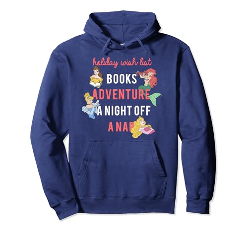 Sweat Disney Princess Holiday Wish List à capuche de Noël imprimé pour femme