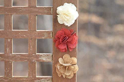Miniatura 3 de Rustic Flower Girl Basket Country Flower Girl Basket Burlap Wedding Rustic Wedding Decor