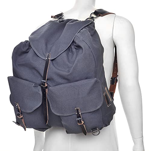 World War Supply German WW2 Luftwaffe Rucksack with Leather Straps
