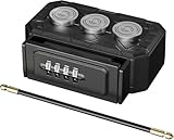 Key Lock Box with magnetic 4 Digit Combination,magnetic key holder,hide a key magnetic car,magnetic key box for under car,Strong Magnet for Storage Key Indoors (1)