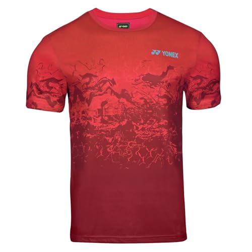 Image of YONEX Essentia 2 T-Shirt 2830SR- Sustainable Performance | TruDry Moisture-Wicking | Cool, Dry and Comfortable | Round Neck | Light Weight | Eco-Friendly T-Shirt Recycled Plastic Bottles