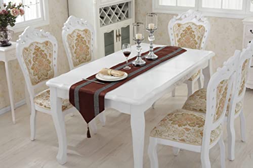 Chemin de table flanelle WXKAGF contre les tables vides sans éclat - 6