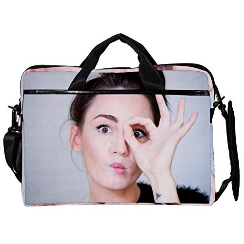 Bandolera para portátil que evita golpes y rozaduras en equipos de hasta 15,4 pulgadas