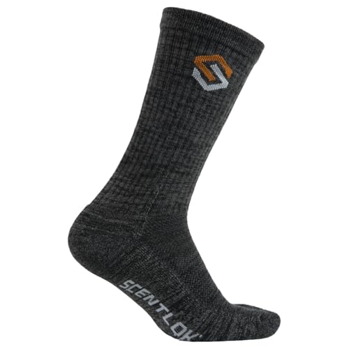 ScentLok Men's Everyday Socks (Grey, X-Large)