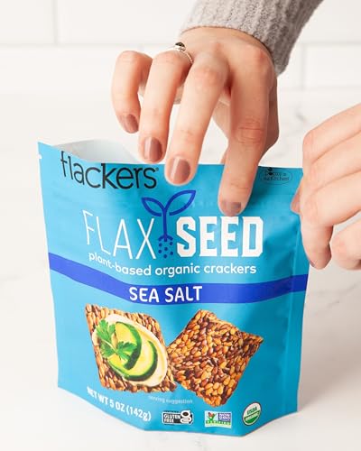Doctor In The Kitchen, Crackers Flax Sea Salt Organic, 5 Ounce - image 9