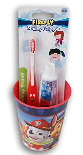 Care & Cleaning Pup Patrol Tooth Brushing Kit - Toothbrush, Toothpaste, And Rinsing Cup #TOP1