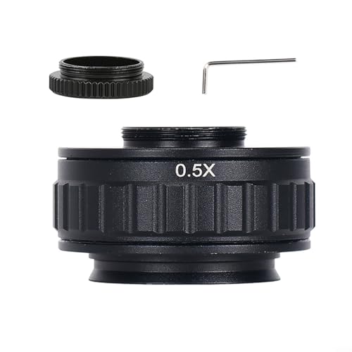 Adaptador de cámara de microscopio C-Mount 38mm para modelos T490 y SM745T con lente 0.5X