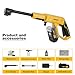 20V Cordless Pressure Washer Max 560 PSI High Pressure Power Washer Portable Handheld Cleaner with 2pcs Rechargeable 1.5Ah Battery, 6 in 1 Nozzles for Car Bike Garden Patio Fence & Home Cleaning