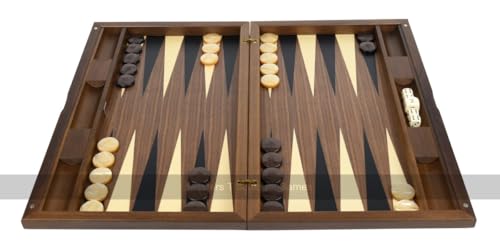 Set Backgammon Treviso Iridiscente 19 pulg en Nogal miniatura 3