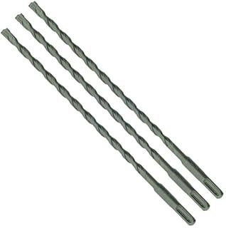 3 x SabreCut SDSB8_3 8mm x 210mm PGM Approved SDS Plus Drill Bits for Stone Concrete Brick