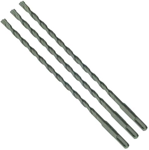 3 x SabreCut SDSD8_3 8mm x 310mm PGM Approved SDS Plus Drill Bits For Stone Concrete Brick