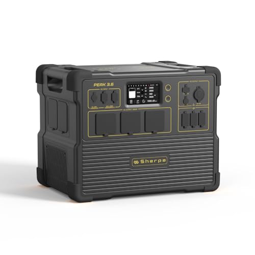 Sherpa PEAK 3.6 - Portable Power Station UK (3072Wh @ AC 360