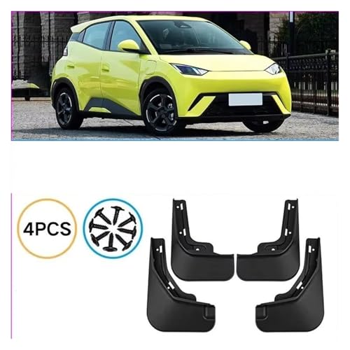 Bavettes garde boue BYD Seagull anti-rayure bas de caisse ABS