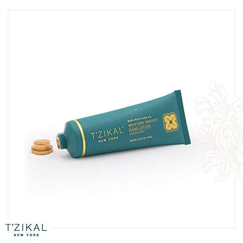 T'zikal Moisture Protect Hand Lotion (travel size) with Ojon Oil - for Itchy Hands and Dry Cracked Hands - Paraben Free Moisturizing Lavender Scented Mini Hand Lotion for Dry Hands & Sensitive Hands. - Image 3