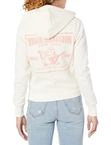 Image of True Religion womens Big T Classic Zip Up Hoody