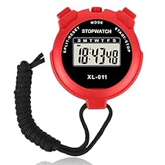 Vicloon Cronometro Sportivo, Digitale Cronometro Sportivo, Digitale Elettronico Orologio, Chronometer Corsa Sport Palestra Orologio Per Atleti, Allenatori e Arbitri (Rosso)