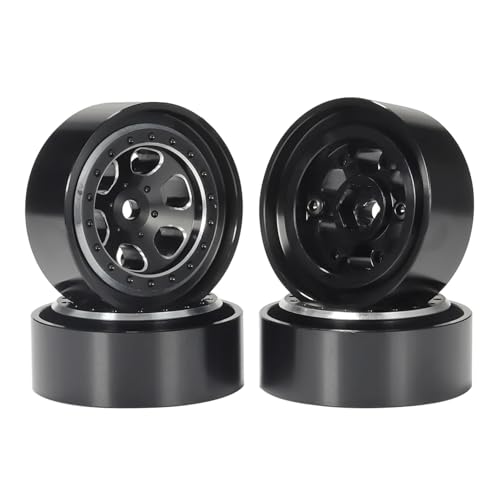 Jantes 1/18 Aluminium CNC Beadlock pour Upgrade Scx24