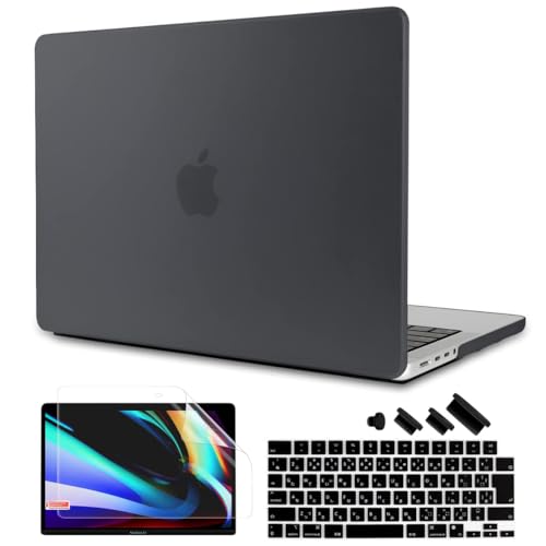 TWOLSKOO MacBook Air 13.6 ケース A2681 M2 A3113 Chip 2022 2023 2024 発売 対応, 耐衝撃 排熱機能 改良型 マット ハードケース + 液晶保護フィルム + 日本語キーボードカバー MacBook