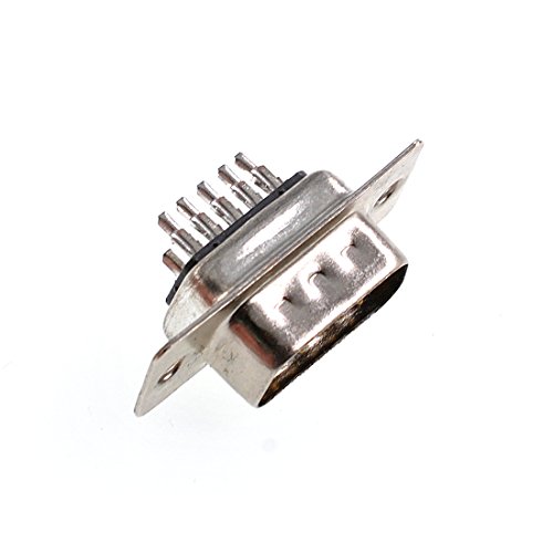 10 piezas conector VGA macho tipo soldadura 15 pines miniatura 3