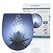Produktbild SCHÜTTE WC-Sitz Duroplast HG WATER LILY Hochglänzender Toilettensitz mit Absenkautomatik, Schnellverschluss für die einfache Reinigung, max. Belastung der Klobrille 150 kg, Motiv 82582