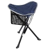 REDCAMP Camping Stool Folding 220lb, 17-inch Tall Lightweight 3 Legged Tripod Camp Stools Portable f