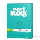 SweatBlock Face Antiperspirant Wipes for Men & Women Clinically Tested Formula Controls Facial Sweat Oil and Shine Helps Makeup Last Longer Enriched with Vitamin E 15 Individually Wrapped Wipes