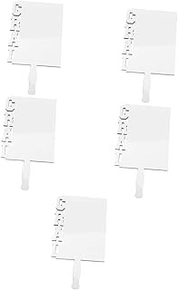 Abaodam 5 Pçs Moldura De Foto De Ventilador Decoração De Mesa Decoração De Mesa Ventiladores De Ardósia Sublimação Em Branco Moldura De Graduação Ventilador Branco Para Artesanato Moldura