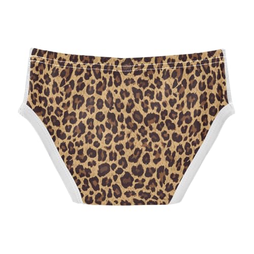 Boys' Exclusive Briefs Toddler Underwear 95% Combed Cotton Boxerbriefs 2T Leopard Cheetah 212