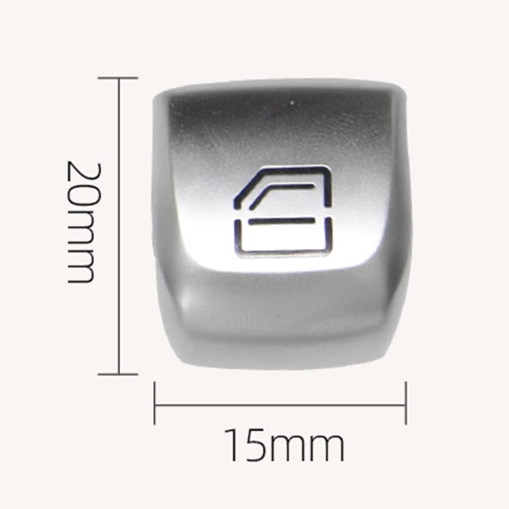 Couvercle Bouton Interrupteur Fenêtre Pour Mercedes C W205 GLC - Pièce De Rechange Argentée - 11