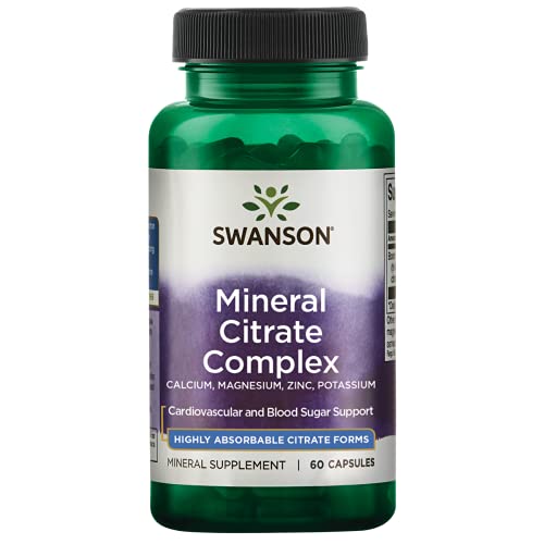 Swanson Multi-Mineral Citrate Complex 60 Capsules #TOP23