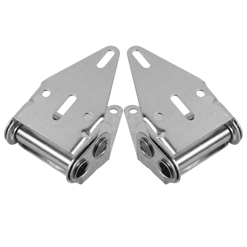ULTECHNOVO 2 Bisagras para Puerta de Garaje Resistentes Soporte de Reemplazo Metálico Nº 2 Bisagras de Cierre Automático para Puertas Residenciales Accesorios Duraderos