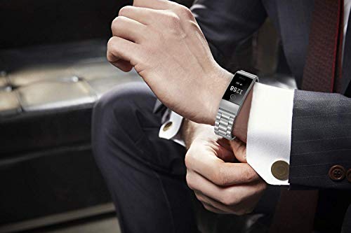 Compatibel Fitbit Charge 3 bandjes metaal, roestvrij stalen armband accessoire band vervanging armband armband voor… - Afbeelding 8