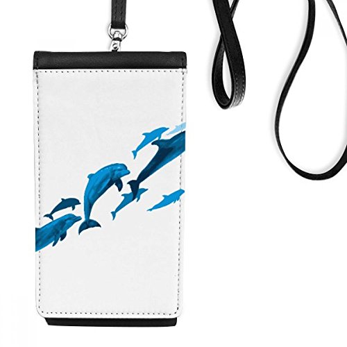 Cadeau porte-monnaie dauphin et pochette suspendue pour smartphone