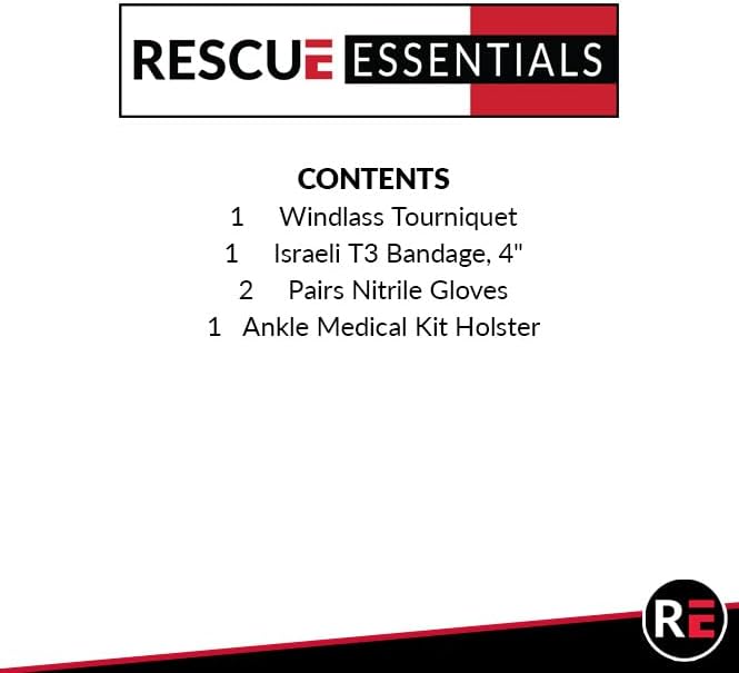 Miniatura 9 de Rescue Essentials kit médico táctico para tobillo