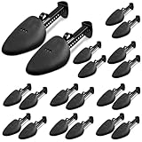 Honeydak 10 Pairs Plastic Shoe Stretcher Adjustable Shaper Stretchers Portable Shoe Trees Shoes Boot Holder for Men Women (Men Style)