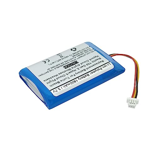 1800mAH 3.7V Replacement Battery Compatible with Turtle Beach Stealth 700 Gen 2, Hyper X Cloud Flight, Hyper X Cloud Alpha Wireless Headsets