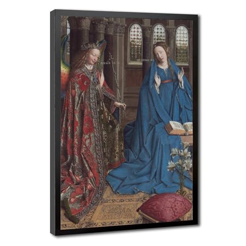 The Annunciation Jan Van Eyck toile décoration murale pour bureau