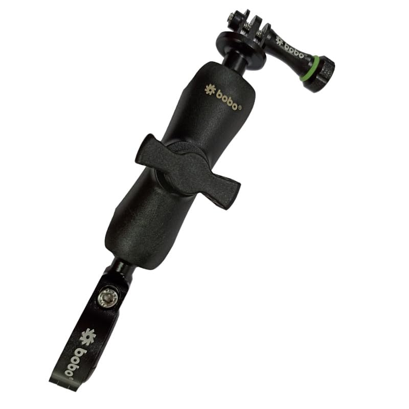 Image of BOBO BM9H Action Camera Waterproof Bike /Motorcycle /Scooter Mobile Phone Holder Mount, Ideal for Maps and GPS Navigation (Black)